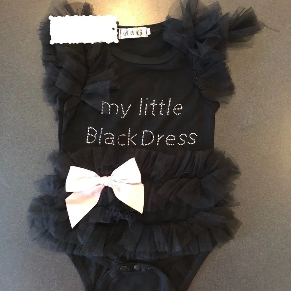 NWT My Little Black Dress Onesie